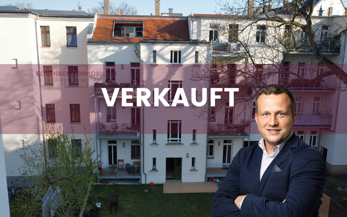Verkaufte Wohnung im angesagten Leipziger Stadtteil Lindenau mit einem schönen Balkon.