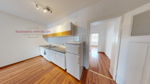 Offene Küche & Eingangsbereich kleine Wohnung