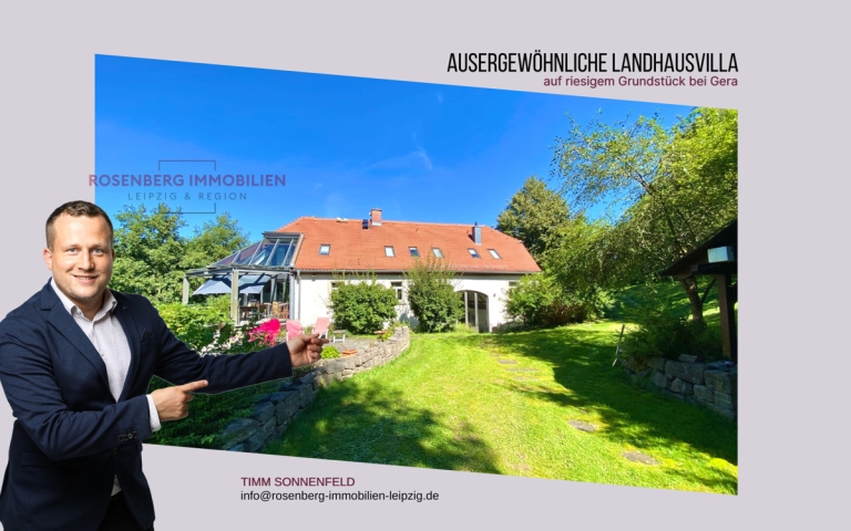 Idyllische & hochwertig ausgebaute Landhausvilla mitten in Thüringen