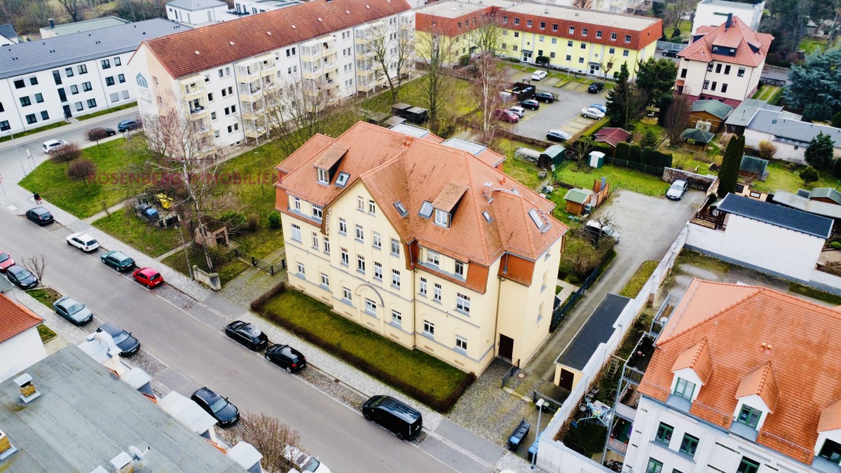 Luftbild Straßenansicht Haus