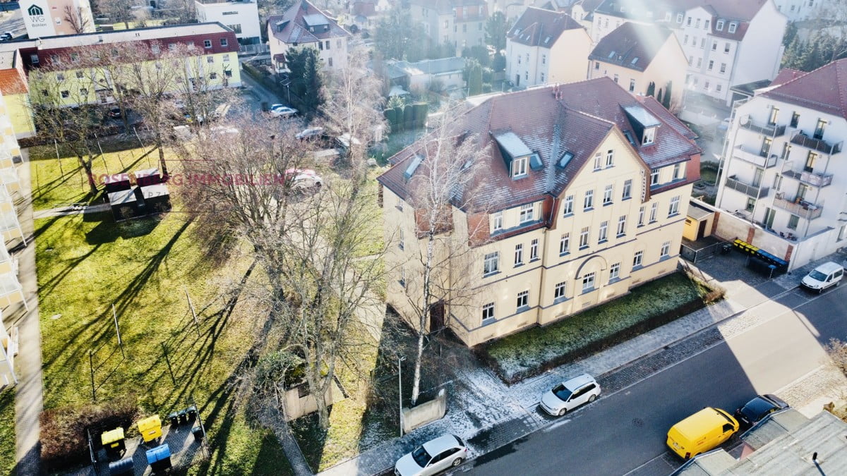 Luftbild Straßenansicht Haus